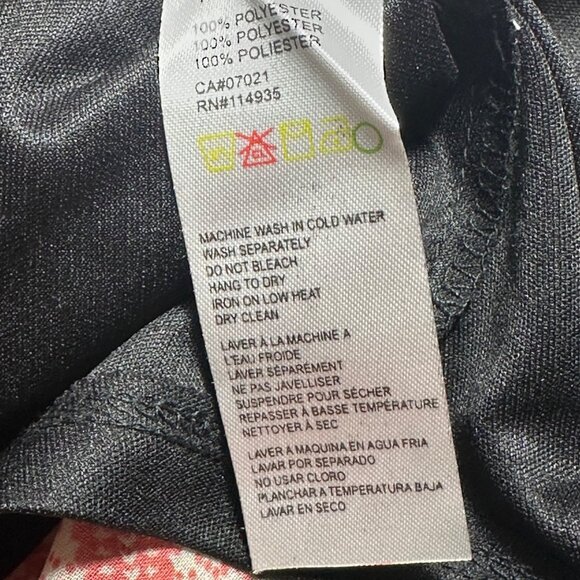 Patchwork Strap Back Halter Tank Top RD Style Design Size M Tropical Beachy Boho - Picture 4 of 9